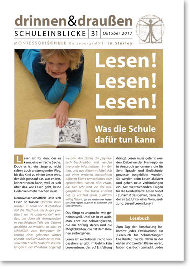 Lesen! Lesen! Lesen! Was die Schule dafür tun kann