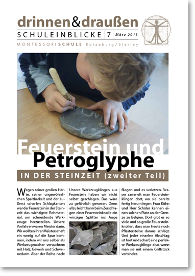 Feuerstein und Petroglyphe in der Steinzeit (zweiter Teil)