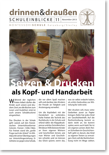 Setzen & Drucken als Kopf- und Handarbeit