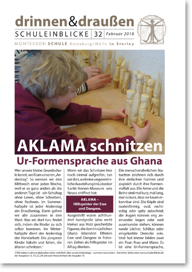 AKLAMA schnitzen Ur-Formensprache aus Ghana